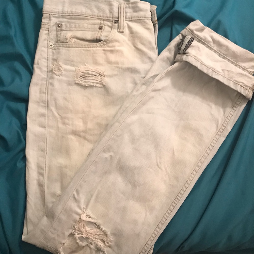 Distressed 511 Levi jeans